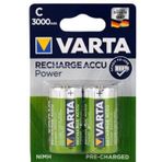 ATA ELEKTRONİK Varta Şarjli Orta Boy Pil C Boy 3000 Mah 2Li 3000 Miliamper C Orta Boy Şarzli Pil