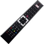 Ata Elektronik Vestel Seg Regal Hı Level Uyumlu Smart LCD LED Tv Televizyon Kumandası Netflix Tuşlu Üçgen Tip
