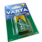 ATA ELEKTRONİK Yeni Seri Varta 9 Volt Şarjlı Pil 200Mah 9 Volt Mallory M1604 Am6F 6Lf62 Mn 1604 Pp3Hp 006P Pil