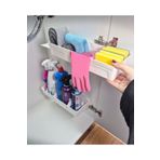 ATA HOME 2 Adet Çok Amaçlı Yapışkanlı Sürgülü Dolap Içi Raf Düzenleyici Organizer Çekmece Raylı Organizer
