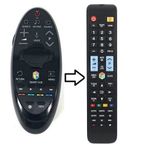 Ata Samsung Smart BN59-01181B - BN59-01182B - 1078 Siyah Tv Kumandası