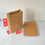 Ata Store Atastore Hediyelik Karton Kraft Çanta Poşet 50 Adet Ipli Çanta - 18 x 25 x 6 cm