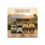 Ata Tohum Altın Susam Tahin Kavrulmuş 2 adet 930 gr & Köy Üzüm ve Dut Pekmezi 950gr (doğal&vegan)
