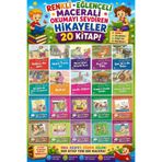 Ata Yayıncılık 1.Sınıf Renkli Eğlenceli Maceralı Okumayı Sevdiren Hikayeler 2 (20 Kitap)