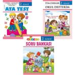Ata Yayıncılık 2022 - 2. Sınıf Okul Defteri + 2. Sınıf Tüm Dersler Afacan Soru Bankası + 2. Sınıf Ata Test