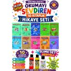 Ata Yayıncılık 4.sınıf Öğretmen Tavsiyeli Okumayı Sevdiren 80 Sayfa 10 Kitaplık Hikaye Seti (Slime Set Hediyeli) - Hayır