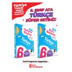 Ata Yayıncılık 6. Sınıf Türkçe Süper Set (Soru Bankam + Çalışma Kitabım)
