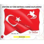 Ata Yayıncılık Karne Kabı Kılıfı 128 25 Adet - Karışık-Çok Renkli