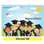 Ata Yayıncılık Karne Kabı Kılıfı Ürün KODU:165(MEZUN Oldum-Kepli) 20 Adet - Karışık-Çok Renkli