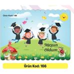 Ata Yayıncılık Karne Kabı Kılıfı Ürün KODU:166(MEZUN Oldum-Kepli) 5 Adet - Karışık-Çok Renkli