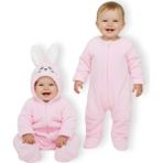 Atabay Welsoft Tavşan Kapüşonlu Patikli Tulum - Pembe - 9 - 12 Ay - HYT1276-PEMBE-9 - 12 Ay Pembe