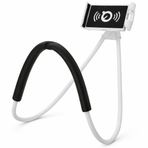 Atabayonline Boyuna Asılan Ergonomik 360 Derece Cep Telefonu Tutucu Stand Plastik Beyaz ve Siyah