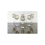 atabey home FÜMELAL506 6 Adet Kahve Yani Su Bardaği Füme Ve Gold Detayli 80 Ml