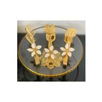 atabey home Gold Servis Maşa Seti 3'lü Papatya Beyaz/makarna/pasta/yemek/sunum Maşası TYCL8B34MN170125353660002