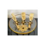 atabey home Gold Servis Maşa Seti 3'lü Papatya Siyah/makarna/pasta/yemek/sunum Maşası TYCL8B34MN170125353660002