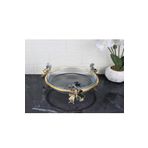 atabey home Kelebek Ayak Yuvarlak Borcam Tepsi-25 Cm eym103