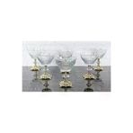 atabey home Paşabahçe Serisi Infinity Kase & Magnolia Kase & Dondurmalik & Şekerlik Kare Gold Döküm Ayakli paşabahçeatabeykaseserisi