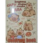 Ataby Capy Bara Boyama Kitabı Stickerlı Arka Kapak Kesilerek Maskeli Boyanacak Sayfa 1sayısı 6 - Kahverengi - 27cm