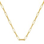 Ataç 14 Ayar Altın Zincir Kolye (3,5 mm Enli) 45 cm.