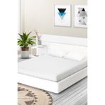 Ataca Tekstil Penye 180x200 Cm Pamuklu Lastikli Çarşaf Beyaz - 180 x 200