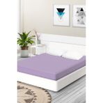 Ataca Tekstil Penye 180x200 Cm Pamuklu Lastikli Çarşaf Mor - 180 x 200