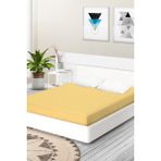 Ataca Tekstil Penye 180x200 Cm Pamuklu Lastikli Çarşaf Sarı - 180 x 200