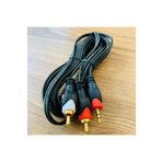 ATAELEKTRONİK 5 metre - 2 Rca 1 Stereo Aux Ses Hoparlör Kablo Oto Araç Ses Hoparlör Telefon Kablo Ses Sistem