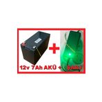 ATAELEKTRONİK Oyuncak Için 12 Volt 7 Amper Kuru Tip Akü 12v 7ah + 12 Volt Aküler Için Şarj Cihazı Şarzlı Set 1a