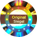 Atairs 105 adet 3D Hologram Orijinal Conta 25 mm Parlak Gümüş Güvenlik Mührü, Kalite Mühür, Garanti Mühür, Güvenlik Etiketleri, Kendinden Yapışkanlı Etiketler, Anti-AKE Çıkartma Güvenlik Etiketi Çıkartması
