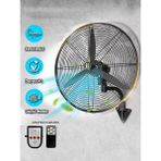 Atak Power Harlem 30 Inç 240W Sanayi Tipi Kumandalı Duvar Vantilatör 80 cm Siyah Renk Özellikler