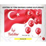 Atak Yayıncılık Ata Yayıncılık 10'lu Karne Kabı Kılıfı Renkli Tasarım ve Dayanıklı Malzeme ile Çocuklar İçin