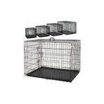 Atakan Petshop Metal Kedi Köpek Kafesi 120x75x84cm Siyah