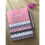 Atakids Lizy Tasarımlı Defter ve Kalem Seti (96 Yaprak) - Ekru