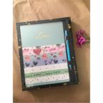Atakids Lizy Tasarımlı Defter ve Kalem Seti (96 Yaprak) - Mavi