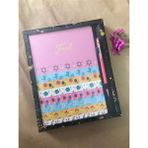 Atakids Lizy Tasarımlı Defter ve Kalem Seti (96 Yaprak) - Pembe