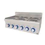 Atalay 6 Plateli Set Üstü 100x60x30 cm AEO-1060 Elektrikli Ocak