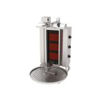 Atalay ADGC-3-U Gazlı Camlı Üstten Motorlu 3 Radyanlı 230 V Döner Makineleri