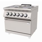 Atalay AEK-860 4'lü 80x60x85 E Elektrikli Fırınlı Kuzine