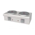Atalay AEO-02 Elektrikli 2 Pleytli 380 V Set Üstü Mini Ocaklar
