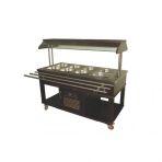 Atalay ASBM-04 Orta Tip Ahşap Kaplama GN 1/1 x 230 V Benmariler