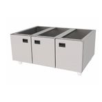 Atalay AST-129 Paslanmaz 120x85x56 cm Set Altı Tezgah