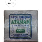 Ataman 27X47 cm 1 Kg 725 Adet Orta Boy Kalın Şeffaf Atlet Poşet