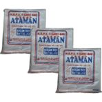Ataman Kalın Şeffaf Atlet Poşet Küçük Boy 25X33 cm 1 kg - 3 Paket-Takriben 510 Adet