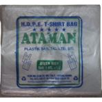Ataman Kalın Şeffaf Atlet Poşet Orta Boy 27X47 cm 1 kg - 1 Paket-Takriben 145 Adet