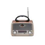 Ataşbey Ahşap Nostaljik Görünümlü Bluetoothlu USB-SD Card Radyo Müzik Kutusu
