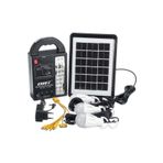 ataşbey At- Güneş Enerjili Solar Panel Aydınlatma Sistemi Powerbank+usb Çıkış+ 3 Ampül Lamba Kamp Piknik 999