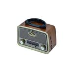 ataşbey Nostaljik Görünümlü Bluetoothlu Mp3 Çalar Radyo Müzik Kutusu Rt301