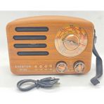 Ataşbey Nostaljik RT-350 Bluetoothlu Müzik Kutusu 1 W Güç Özellikleri ile Dayanıklı Tasarım