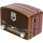 Ataşbey RT-307 Ahşap Nostalji Müzik Kutusu 1 W Güç Özellikleri Bluetooth Bağlantı ile