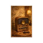 ataşbey RT-743 Klasik Özel Tasarım Retro Nostalji Bluetooth/USB/Sd/ Radyo Mp3 Player Müzik Kutusu